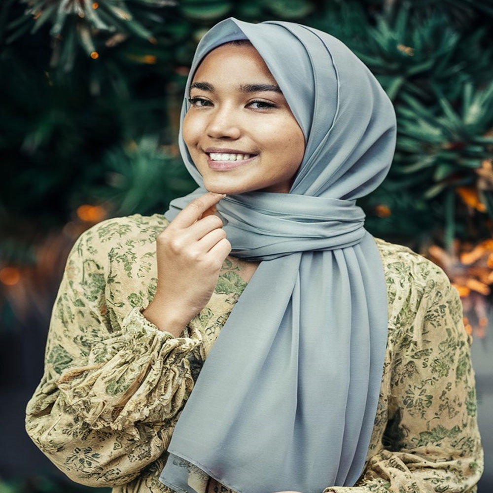 Hijab – Medium Grey