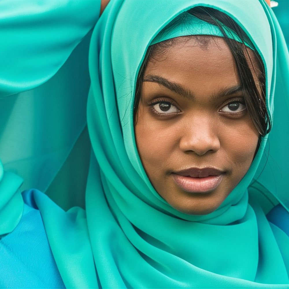 Hijab – Cyan